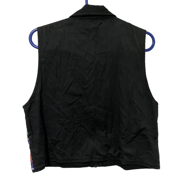 Vintage Paul Harris Design Floral Patchwork Vest - Picture 5 of 10